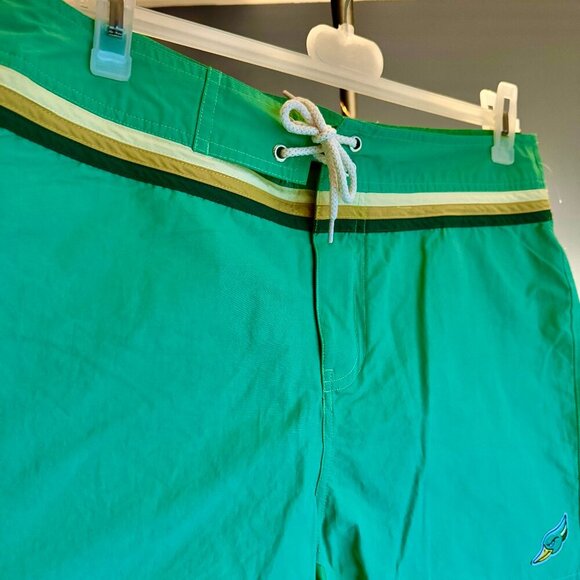 SWAM x Woodpecker Light Green Swim Shorts NWT - Picture 5 of 13